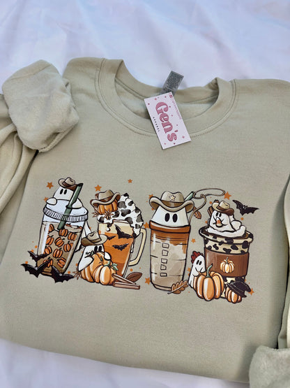 Western Latte Sweatshirt