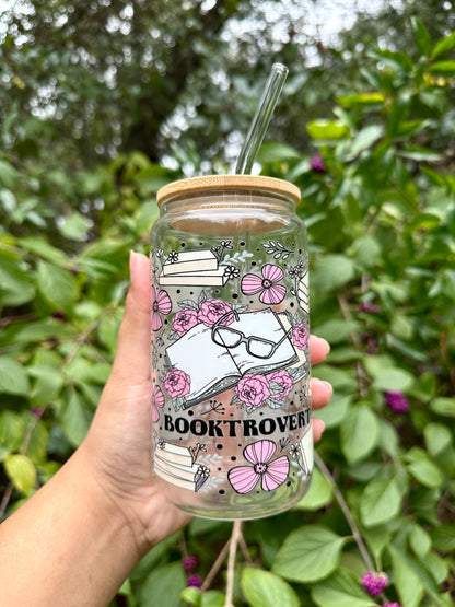 Oppsie Booktrovert Glass Cup Combo