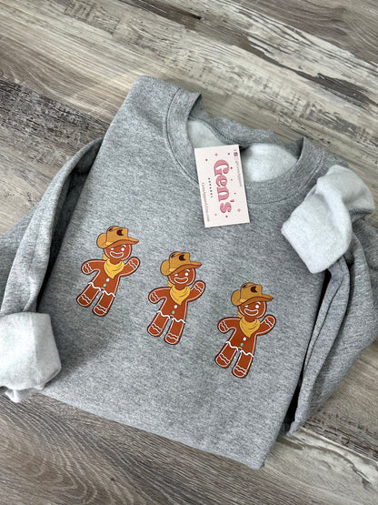 Cowboy Gingerbread Sweatshirt