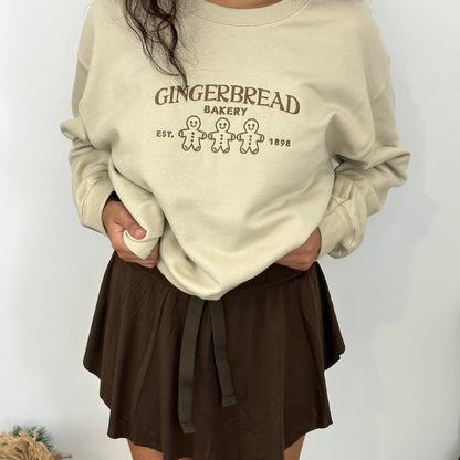 Embroidered GingerBread Bakery Sweatshirt