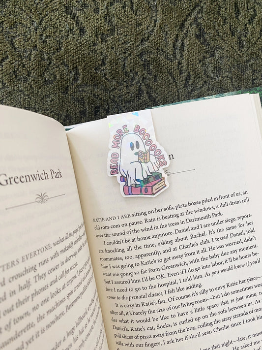 Read More Books Ghost Magnetic Bookmark