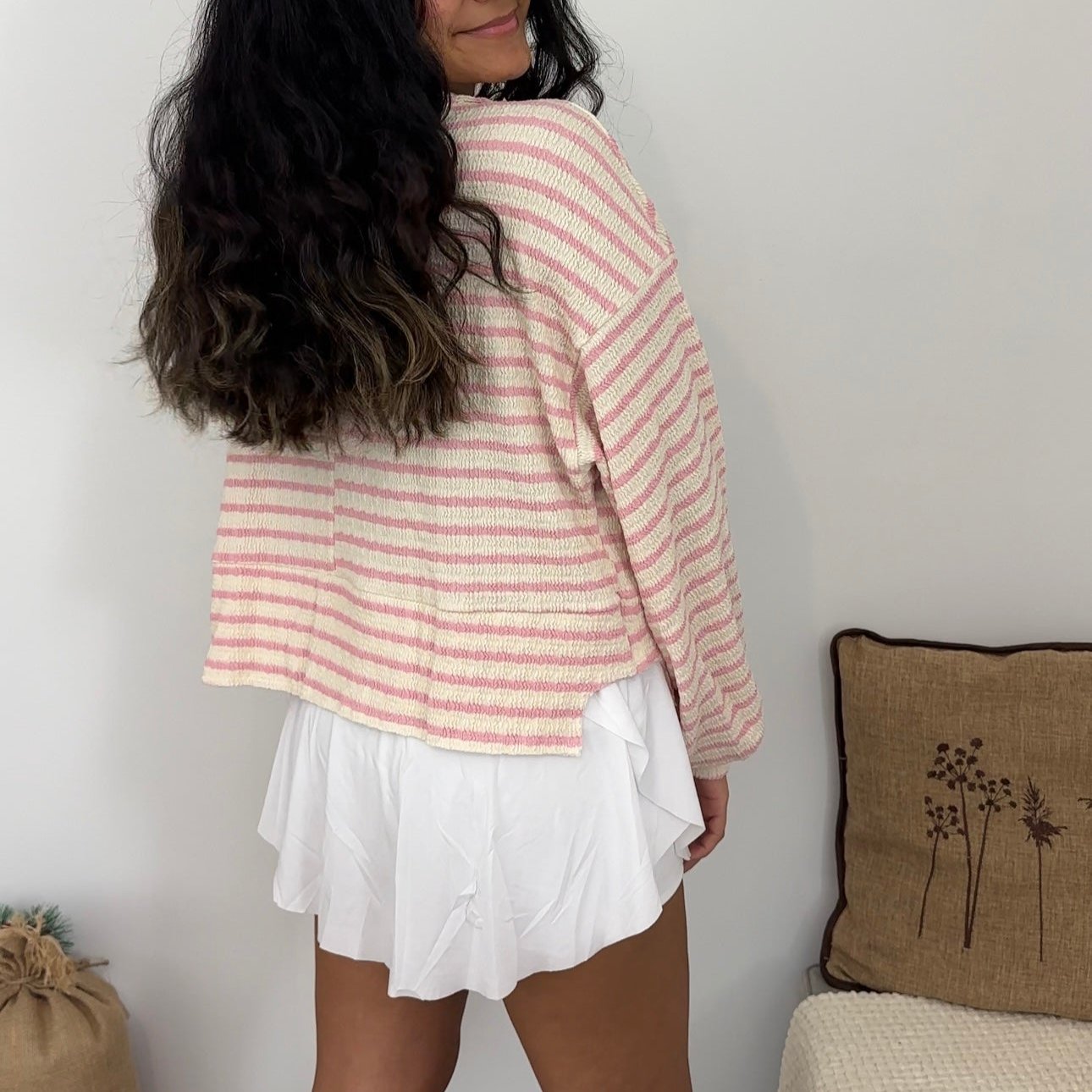 White Ruffle Tennis Skirt