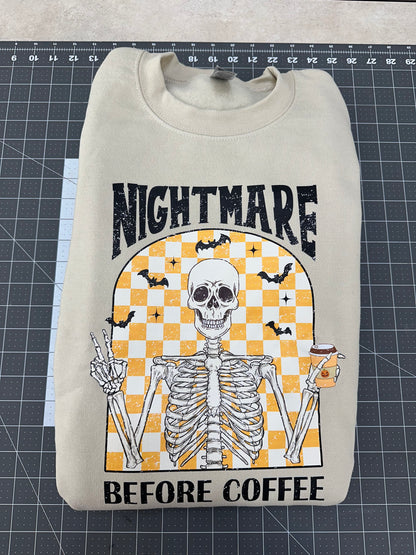 Oopsie Nightmare Before Coffee Sweatshirt (Small)