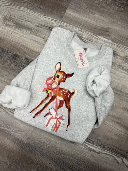 Vintage Reindeer Sweatshirt