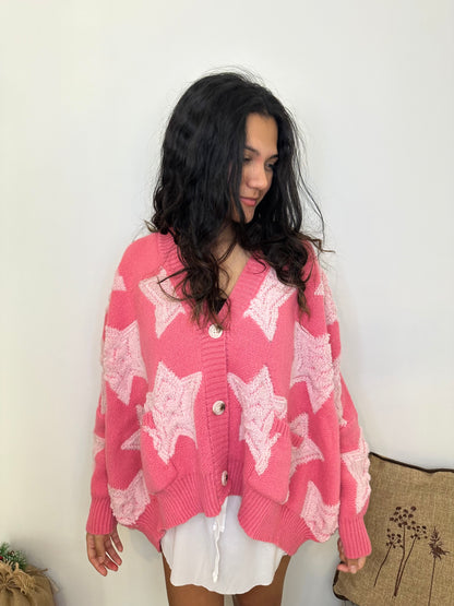 Starry Blush Cardigan