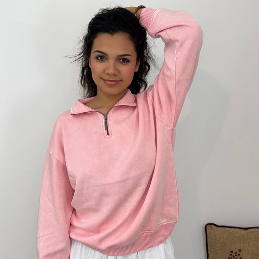 Cotton Candy Wash Pullover