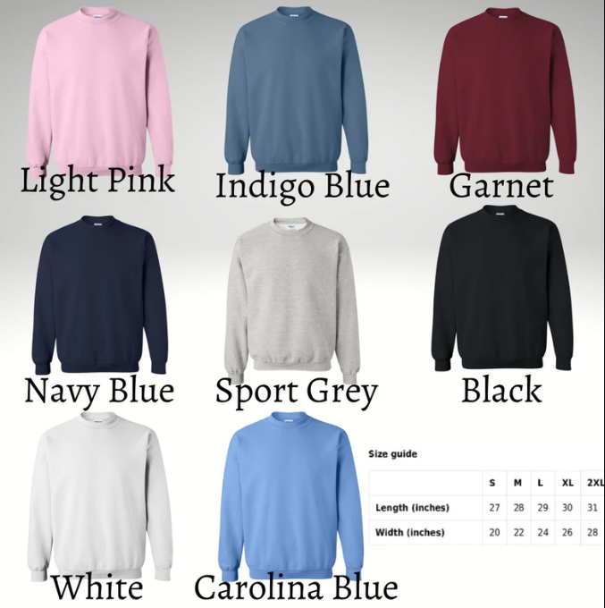 Build your Own Sweatshirt (Pick Your Design) (Gildan Heavy Blend)