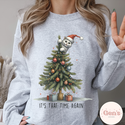 Cat Christmas Sweatshirt