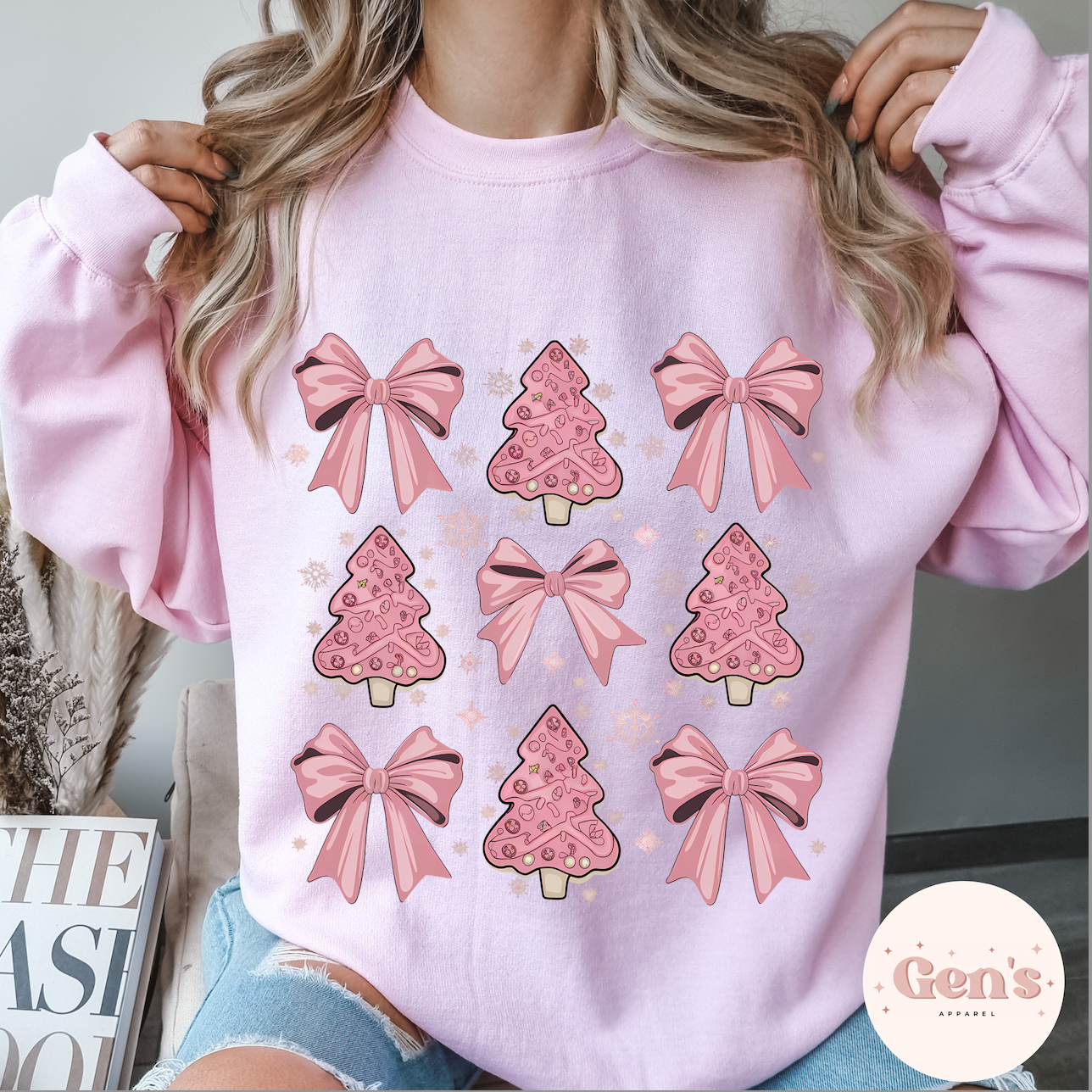 Christmas Cookies Coquette Sweatshirt