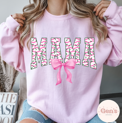 Mama Christmas Cake Coquette Sweatshirt