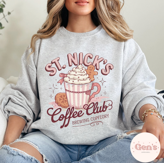 St Nick's Coffee Club Sweatshirt