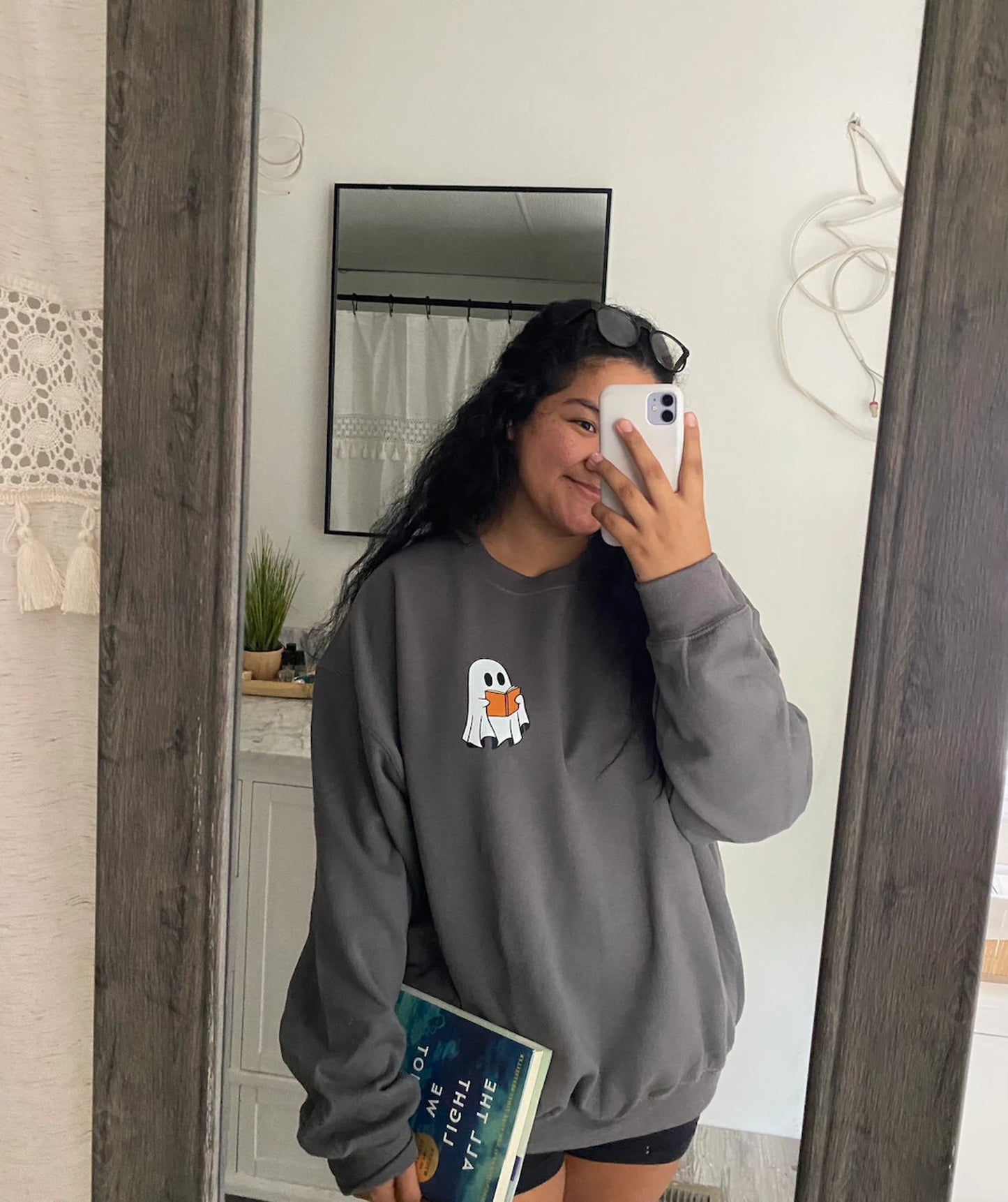 Ghost Book Sweatshirt