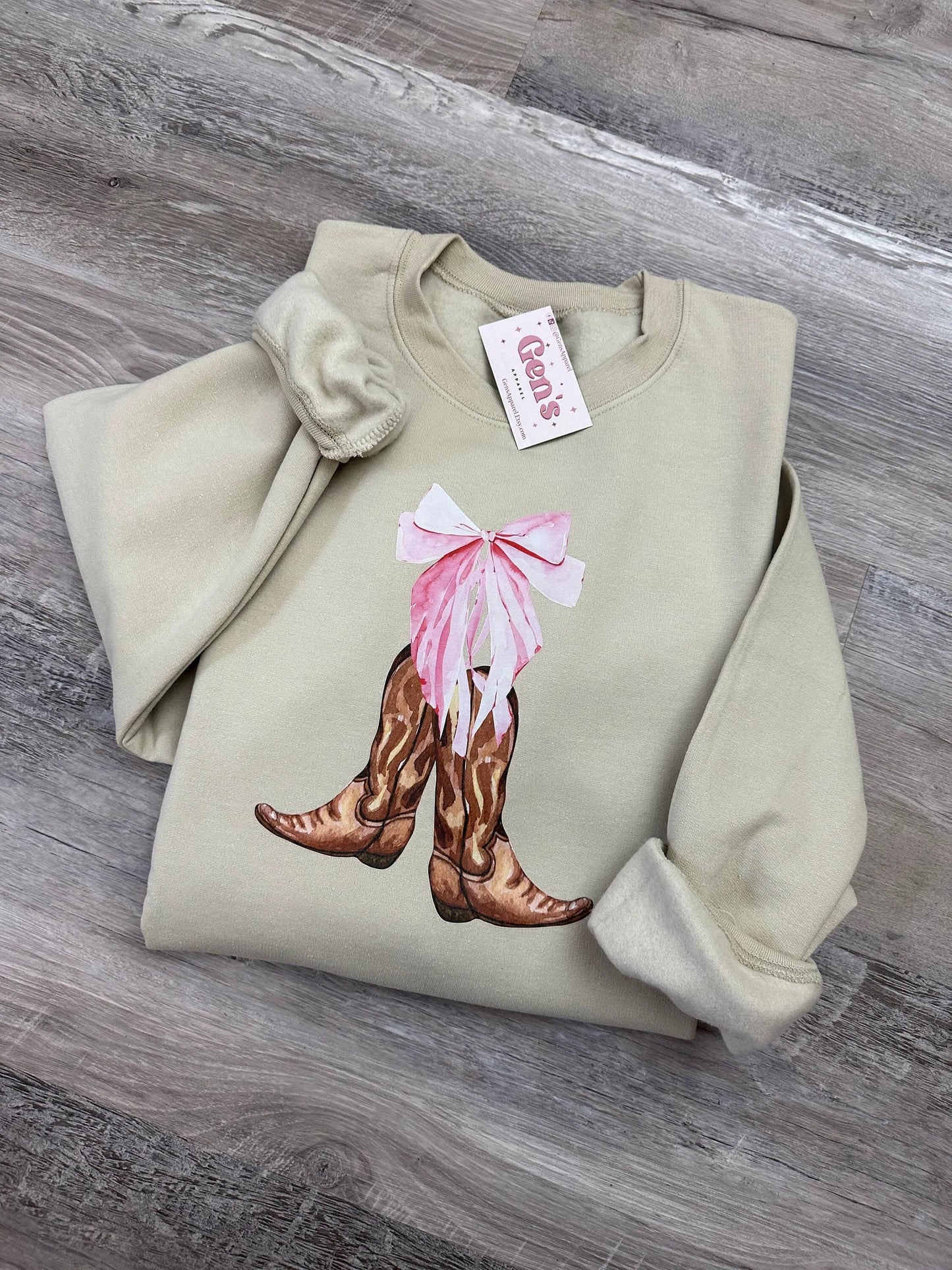 Western Bow Sweatshirt