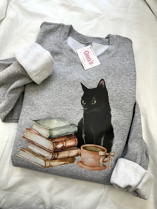 Book Cat Sweatshirt