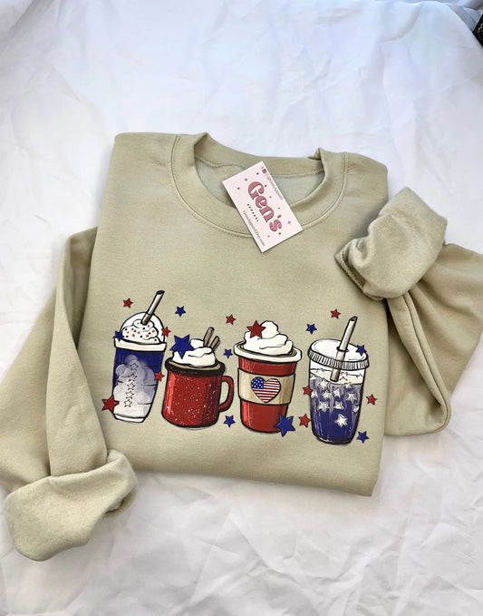 USA Coffee Sweatshirt