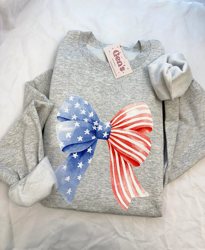 Coquette USA Bow Sweatshirt