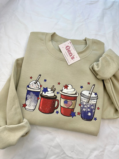 USA Coffee Sweatshirt