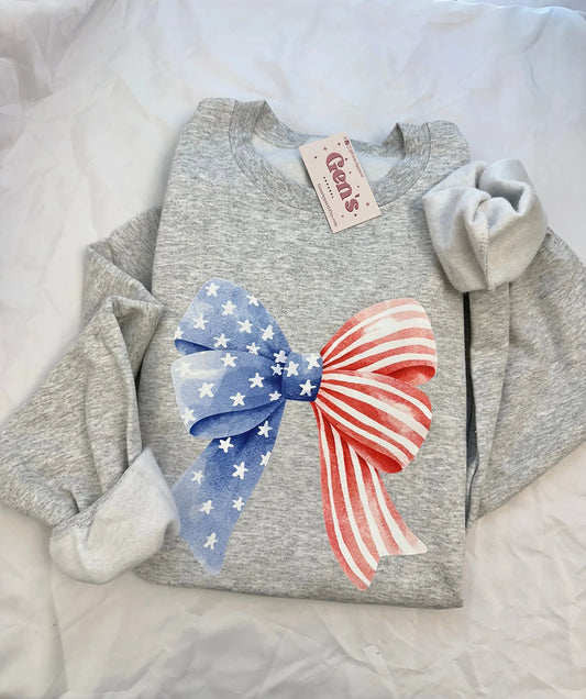 Coquette USA Bow Sweatshirt